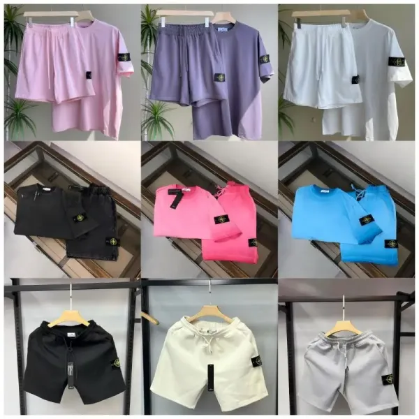 Stone Island Velour Set Blue Casual-Set - 3