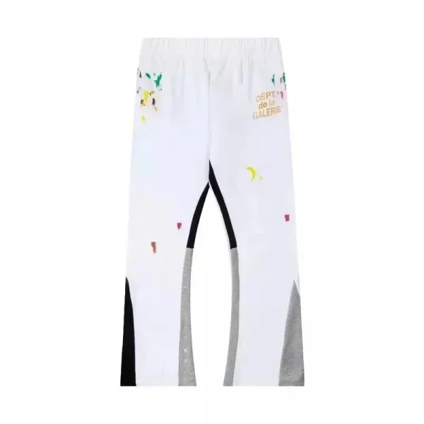Off-White x Department of the Gallery Paint-Splatter Sweatpants White - 1
