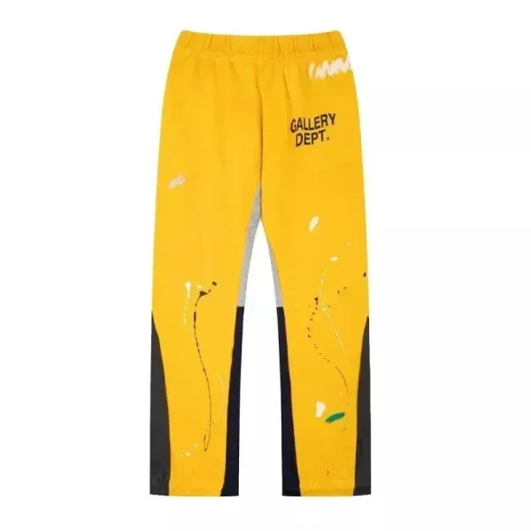 DEPT Paint-Splatter Sweatpants Gray - 8