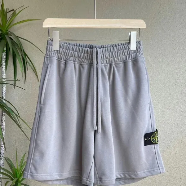 Stone Island Shadow Project Shorts Gray Sweatshorts - 1