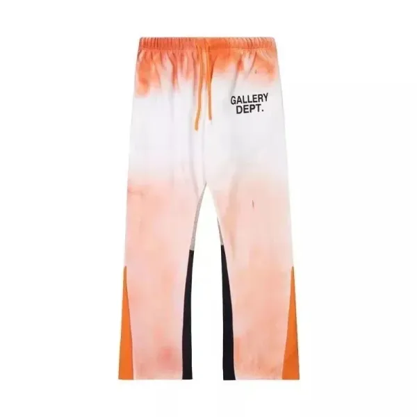 Gallery Dept. Dip-Dye Sweatpants Orange White - 1