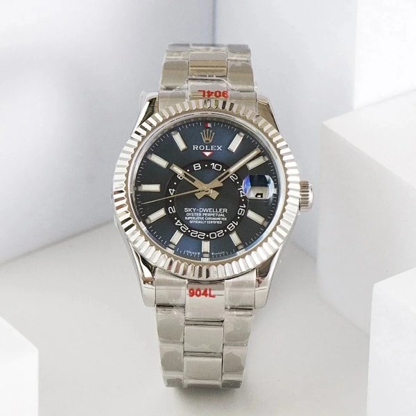 Rolex Sky-Dweller Blue Dial Stainless Steel Mechanical Watch Watches product listing in Litbuy spreadsheet finds