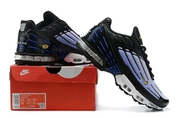Nike Air Max Plus TN Black Blue Purple Sneakers - 1