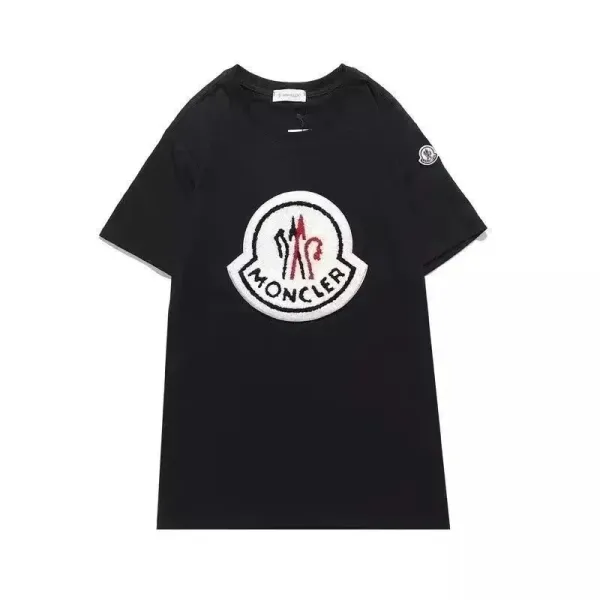 Moncler Spray-Paint Logo White T-Shirt - 4