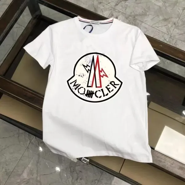 Moncler Genius Logo Print White T-Shirt - 1