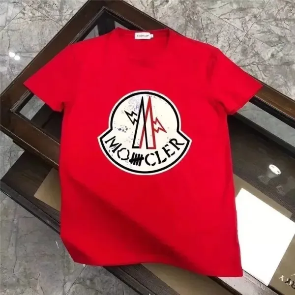 Moncler Genius Logo Print Red T-Shirt - 1