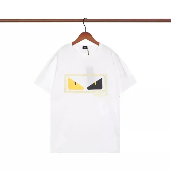 Moncler Spray-Paint Logo White T-Shirt - 5