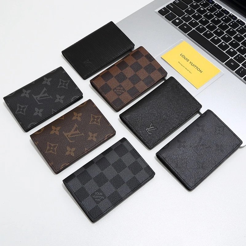 Louis Vuitton Monogram Eclipse Leather Multiple Card Holder Wallet