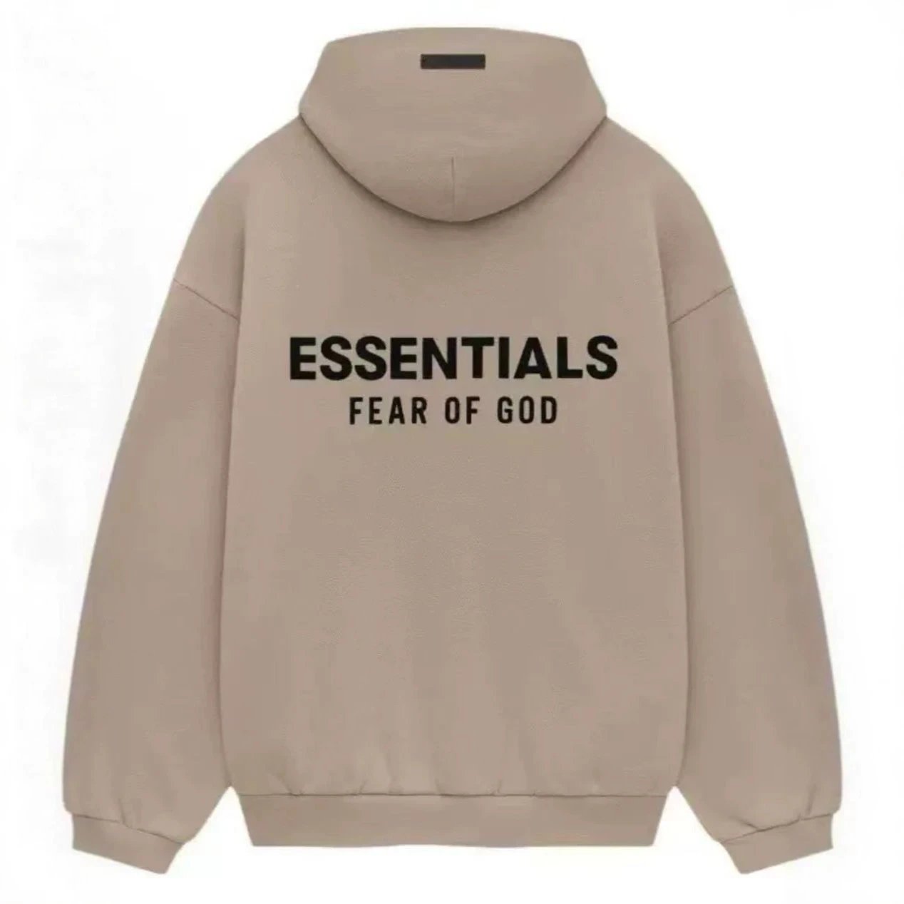 Fear of God Essentials Pullover Hoodie with Back Logo Print