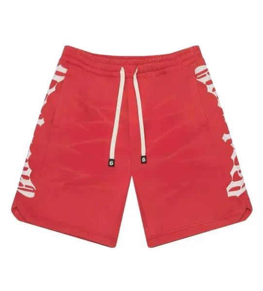 Design Embellished Logo Shorts Black - 10
