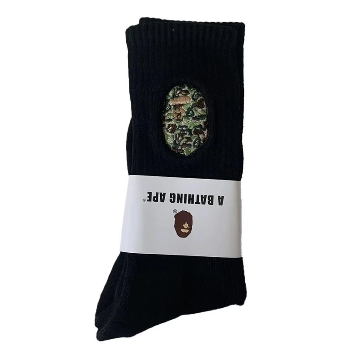 Black long-leg camouflage embroidery SKU image