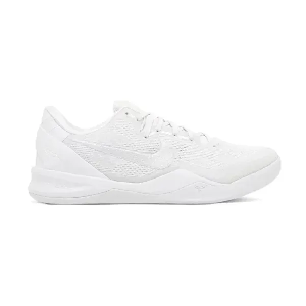 Nike Kobe 8 System White Sneakers - 1