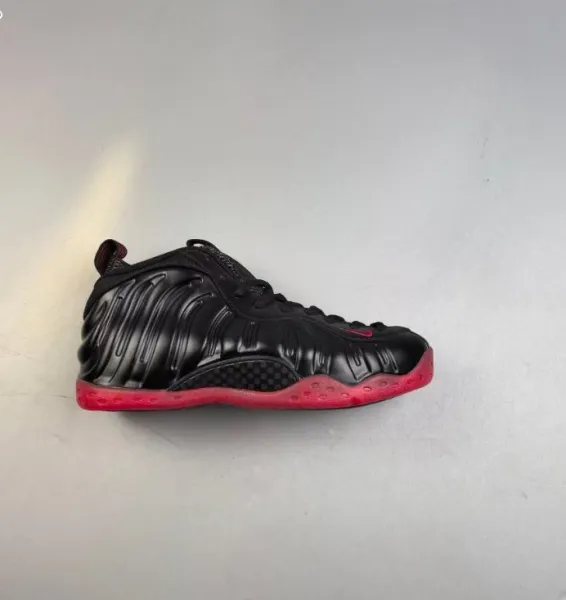 Nike Air Foamposite One Black/Red Sneakers - 1