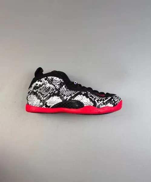 Nike Air Foamposite One Snake Print Black/Red Sneakers - 1