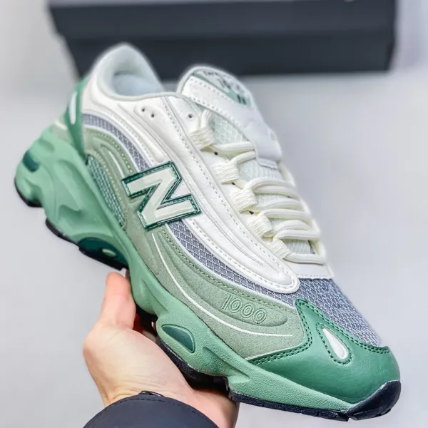 New Balance 1000 Mint Green Chunky Sneakers - 1