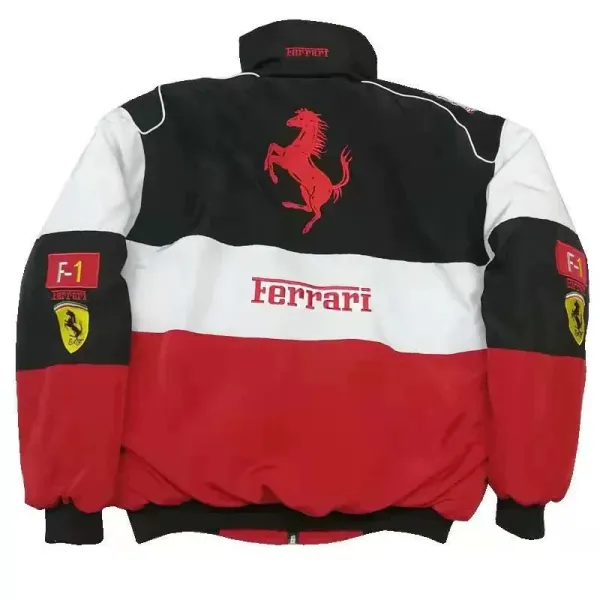 Ferrari Scuderia Ferrari Puma Racing Jacket Black Red Outerwear - 7