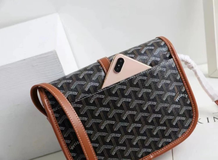 Goyard Saint Louis Saddle Bag Orange Crossbody Bag - 12