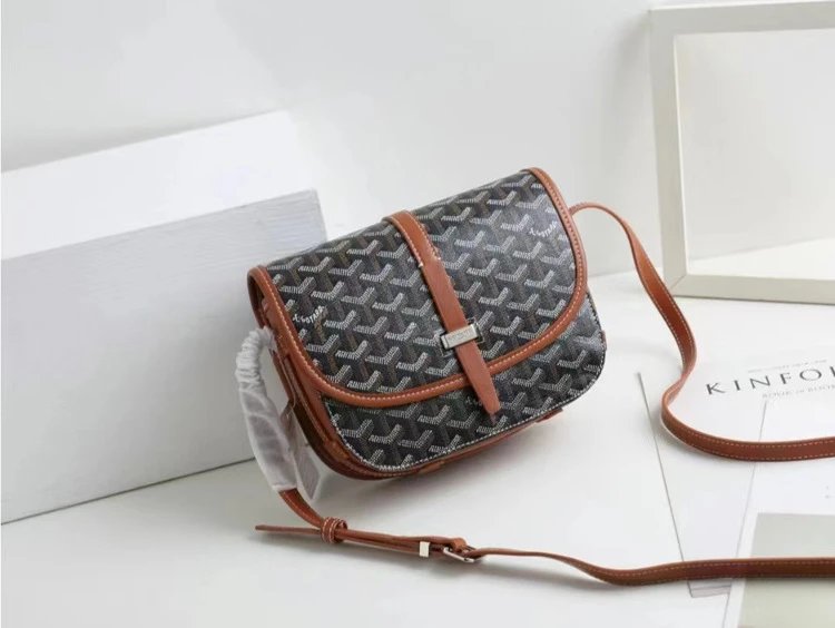 Goyard Saint Louis Saddle Bag Orange Crossbody Bag - 7