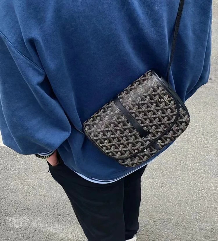 Goyard Saint Louis Saddle Bag Orange Crossbody Bag - 5
