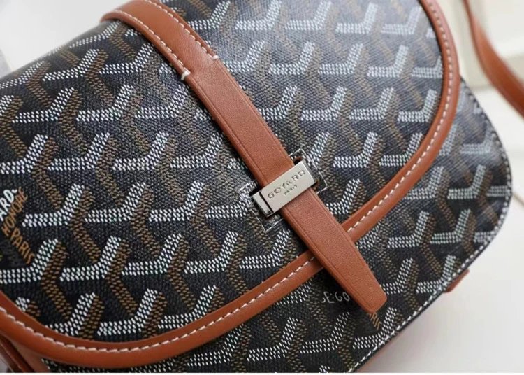 Goyard Saint Louis Saddle Bag Orange Crossbody Bag - 13