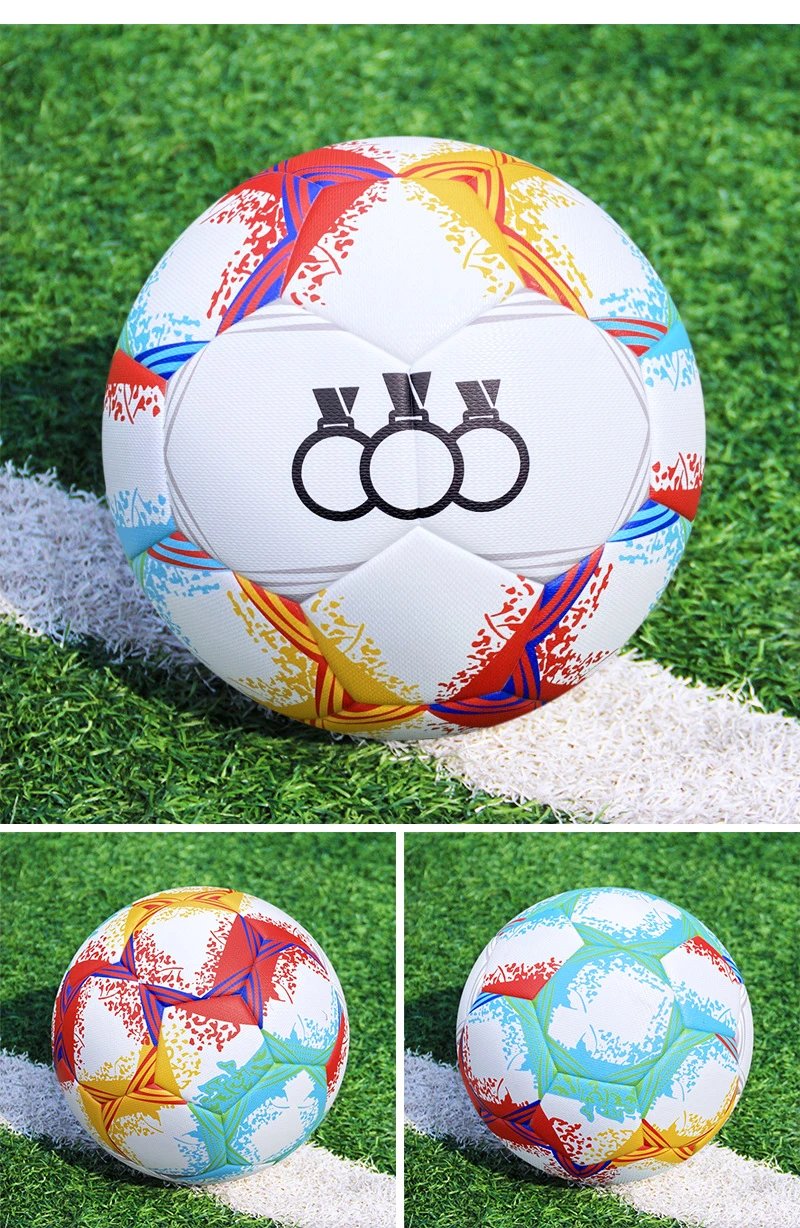 Design UEFA Champions League Star Ball Yellow Blue White Soccer Ball Activewear - 18