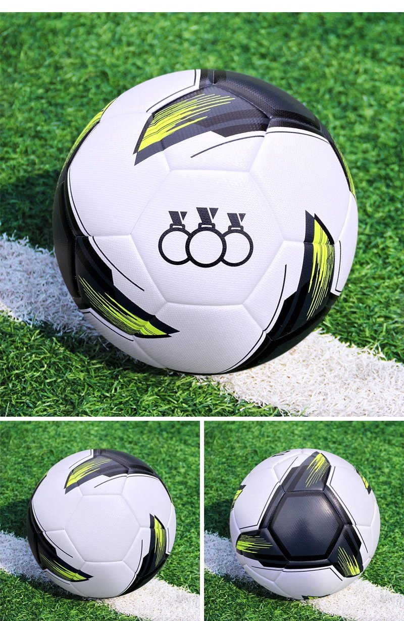 Design UEFA Champions League Star Ball Yellow Blue White Soccer Ball Activewear - 9
