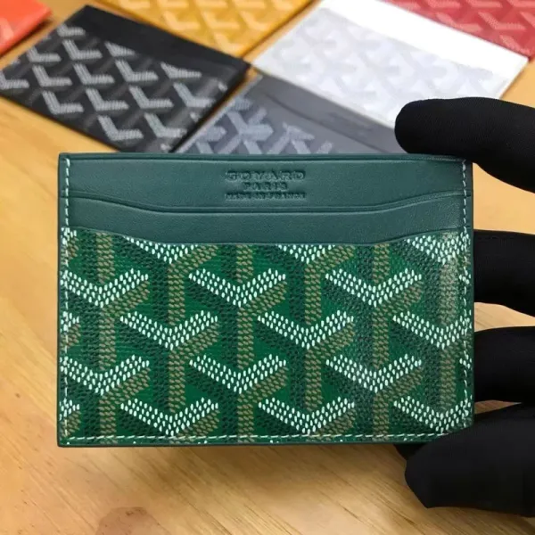 Goyard Saint Sulpice Card Holder Green - 1