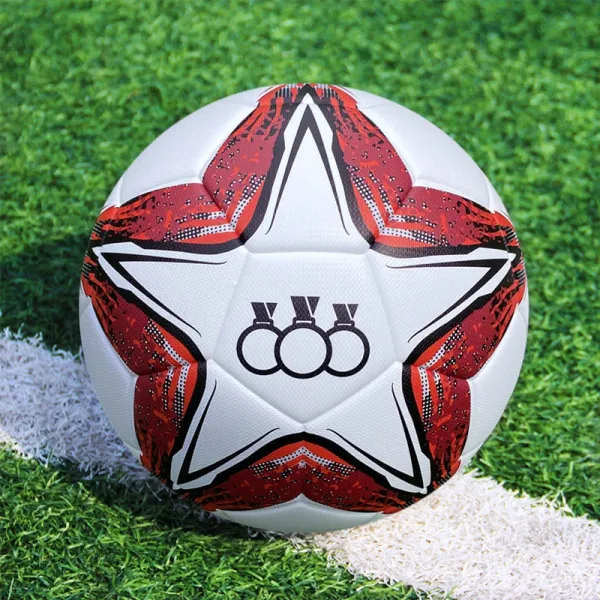 Design Star Pattern Red and White Football Activewear - 1