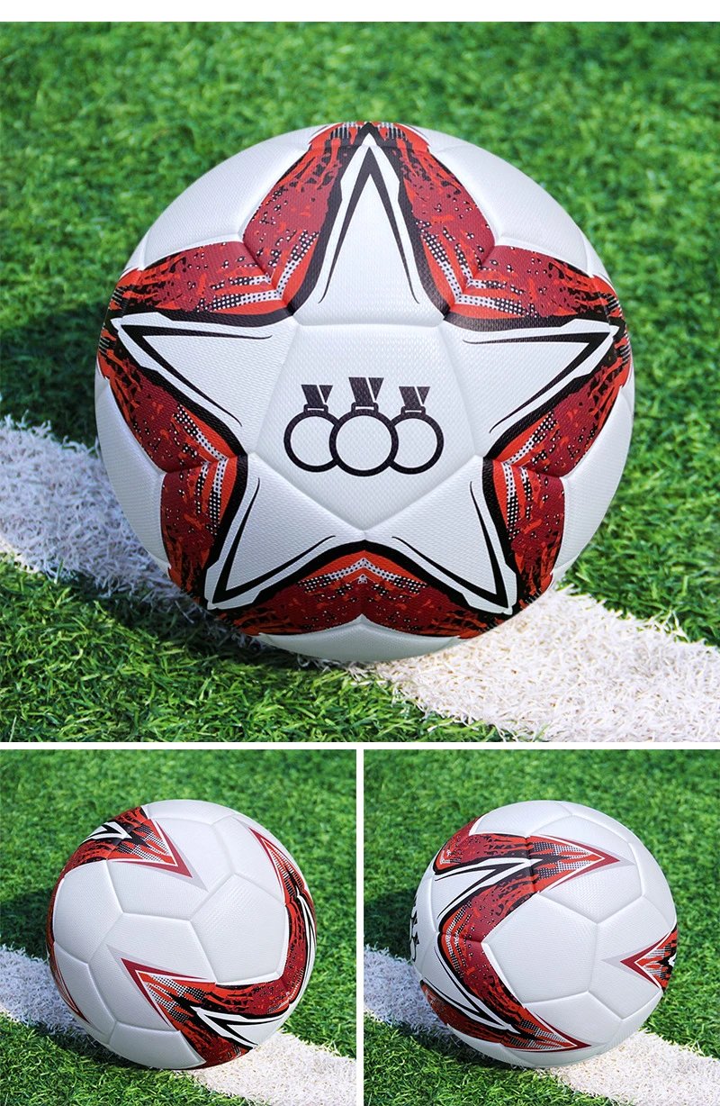 Design UEFA Champions League Star Ball Yellow Blue White Soccer Ball Activewear - 15