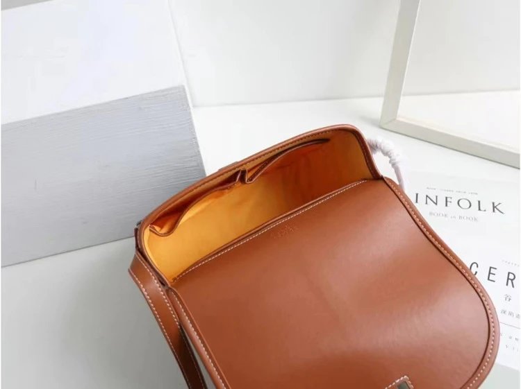 Goyard Saint Louis Saddle Bag Orange Crossbody Bag - 14