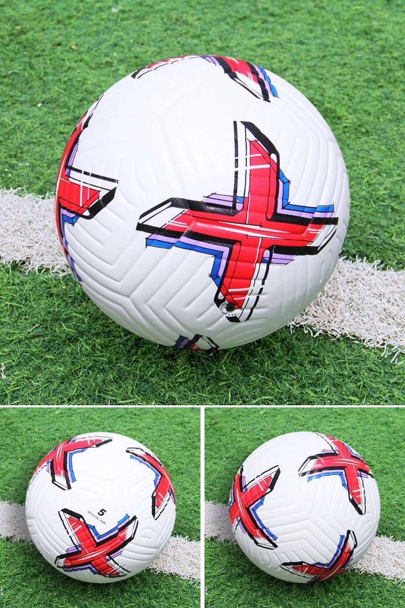 Design UEFA Champions League Star Ball Yellow Blue White Soccer Ball Activewear - 17