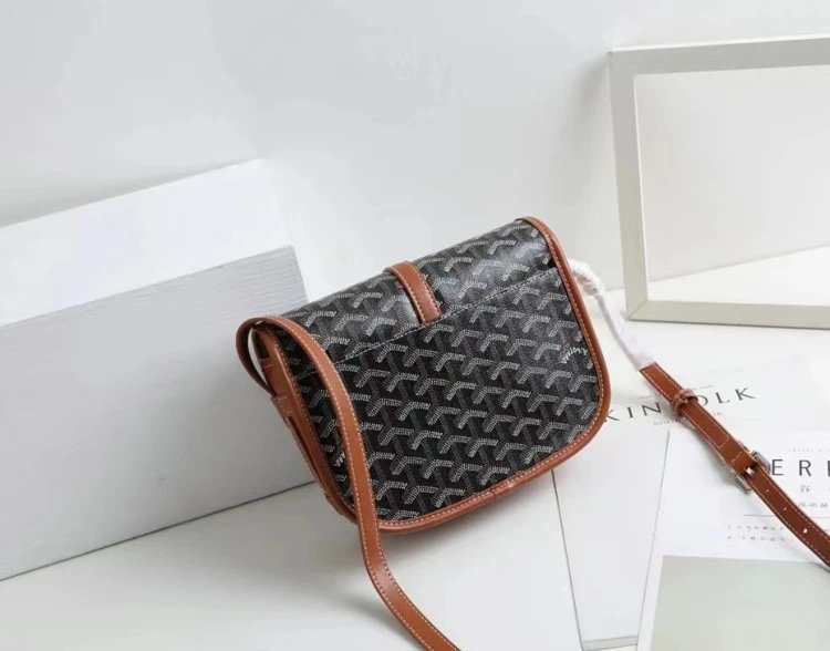 Goyard Saint Louis Saddle Bag Orange Crossbody Bag - 9