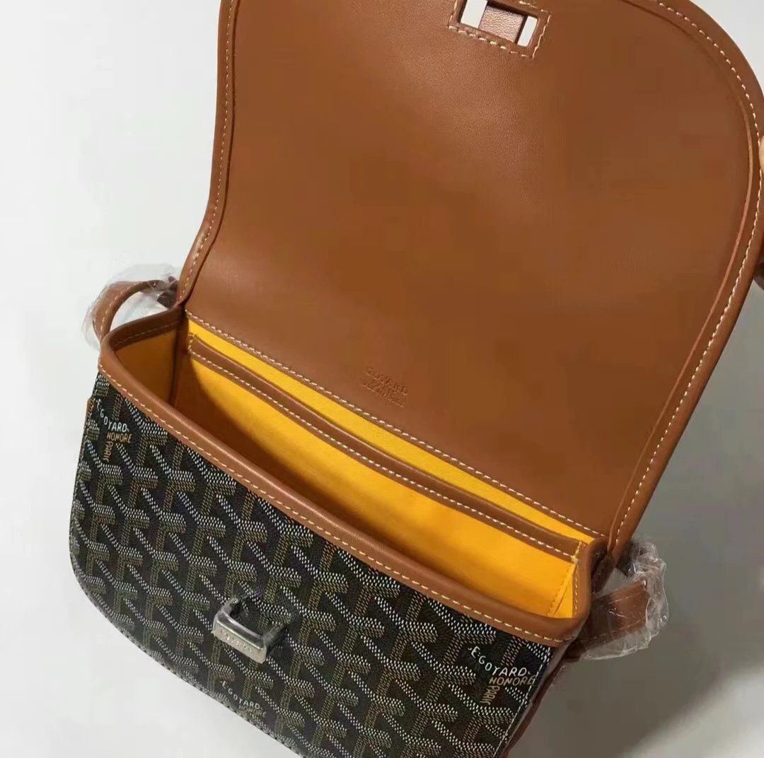 Goyard Saint Louis Saddle Bag Orange Crossbody Bag - 27