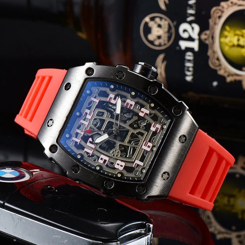 Black with Red Strap