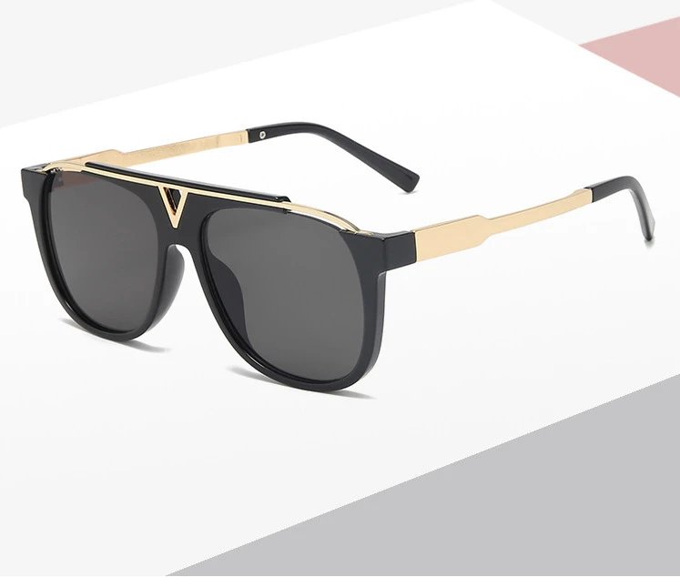 Black Frame Full Gray Lens