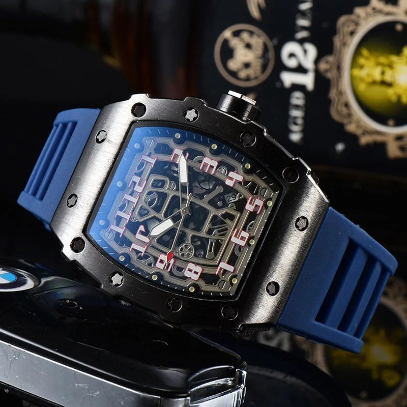 Black with Blue Strap