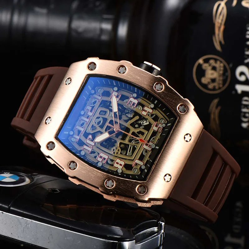Gold with Coffee Strap