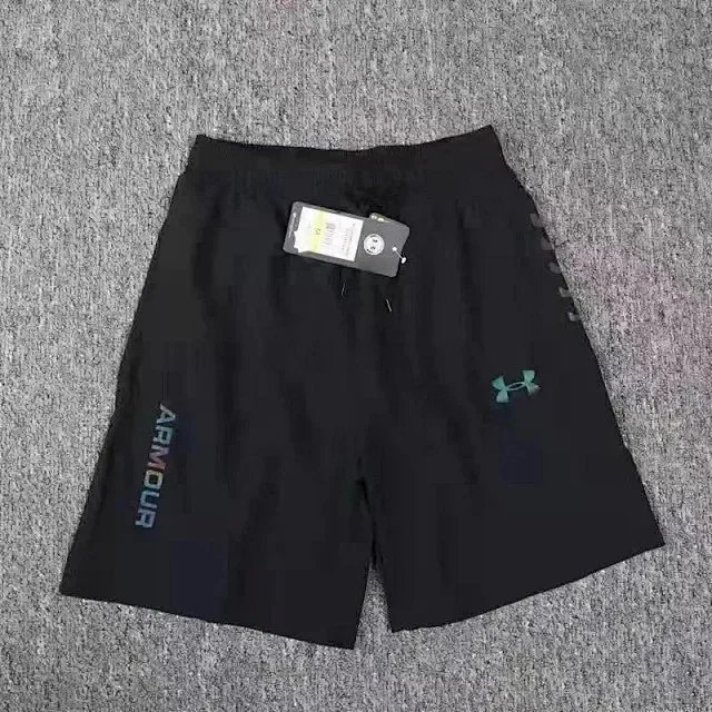 black shorts