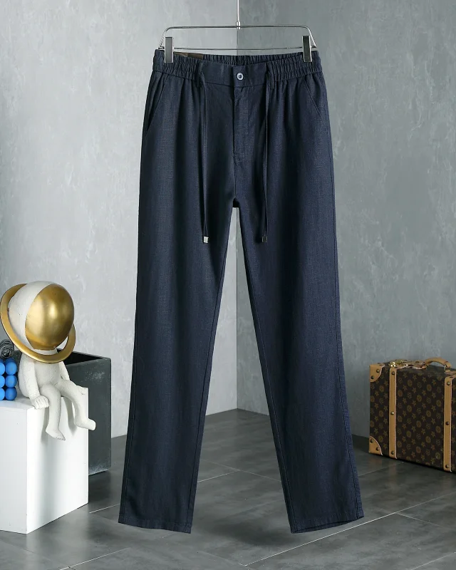 Loro Piana Trousers Elasticated Waistband with Buttoned Back Pocket product detail image 18