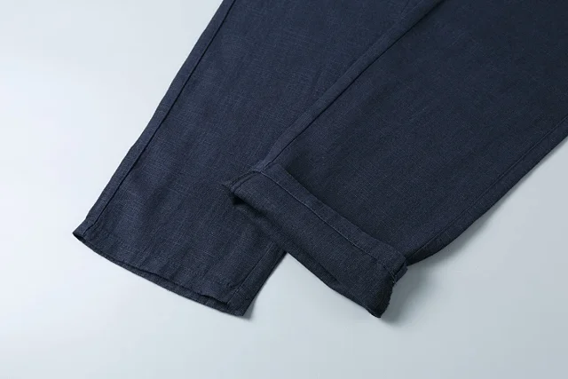 Loro Piana Trousers Elasticated Waistband with Buttoned Back Pocket product detail image 29