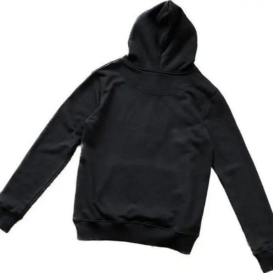 Left Embroidered Small Size Same Round Rope Three Color Pulley Belly Hoodie Set 66072709