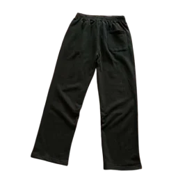 thumbnail for Left hidden zipper pocket embroidered beibei lower horizontal ziplock pocket two-color straight-opening long pants 66072719