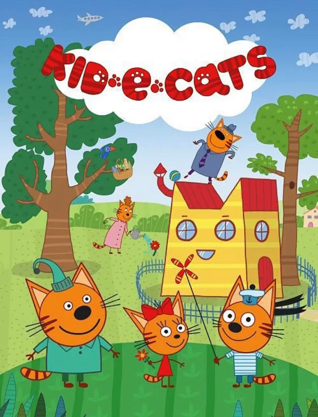 德语动画片 德语启蒙儿童德语 德语自学教程德语磨耳朵素材 kid e cats