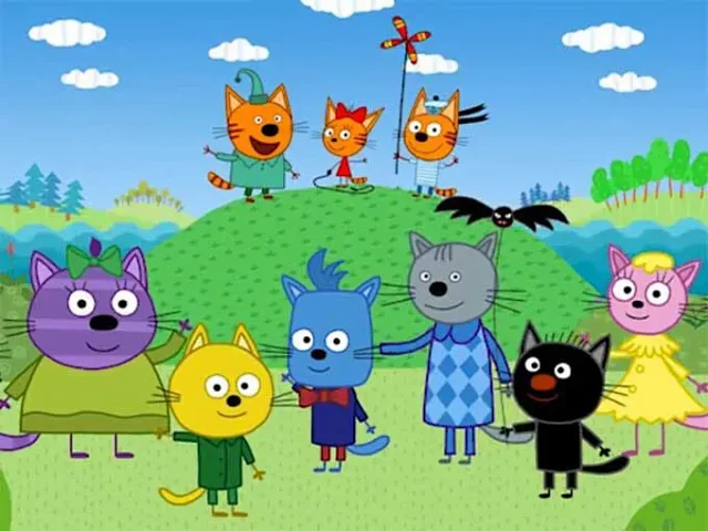 德语动画片 德语启蒙儿童德语 德语自学教程德语磨耳朵素材 kid e cats