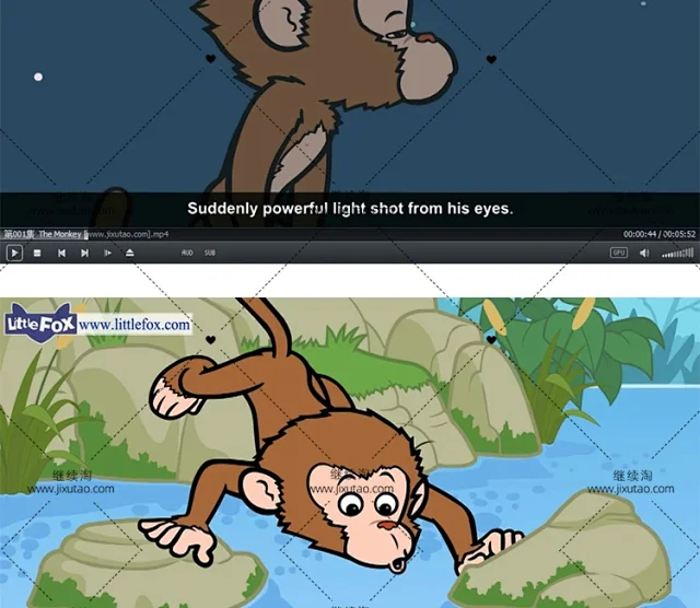 Journey to the West西游记动画英语版108集 动画视频+音频+可打印绘本 带英文字幕