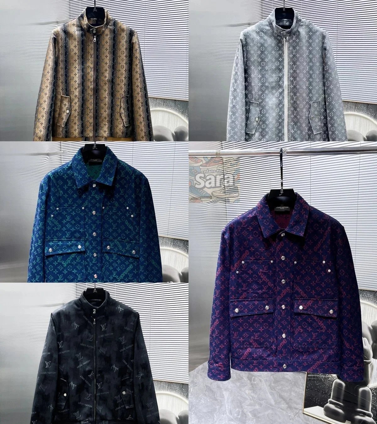Louis Vuitton Monogram Checkerboard Denim Jacket