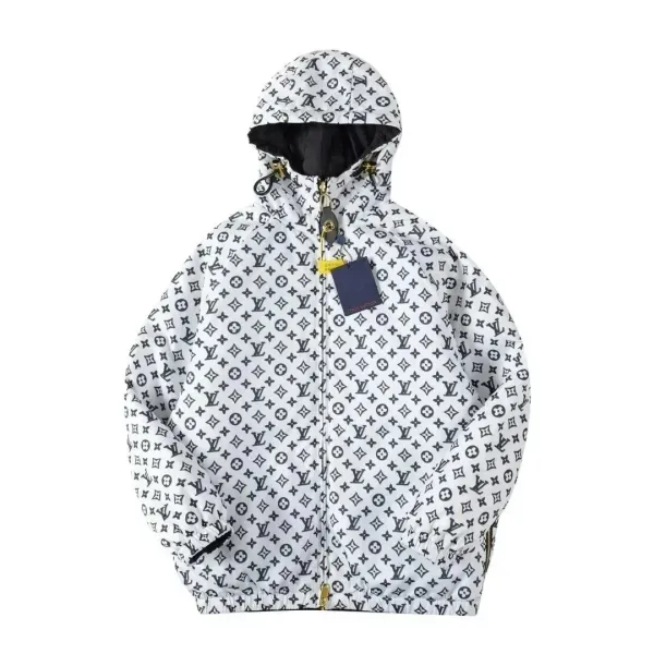 Louis Vuitton Monogram Windbreaker White Outerwear - 1