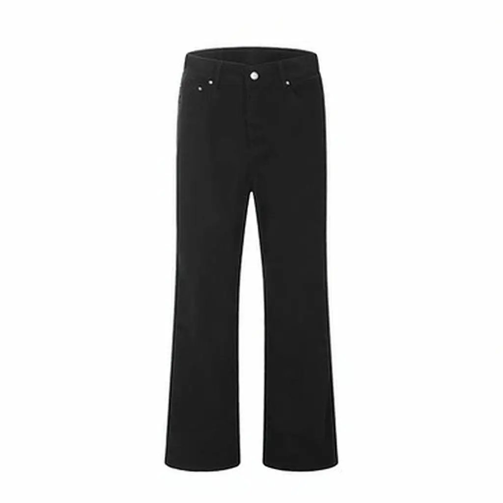 Black Zip-Fly
