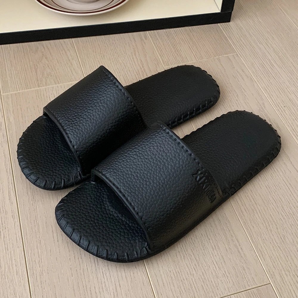 黑色【简约皮纹】