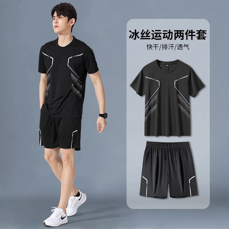 线条黑色套装